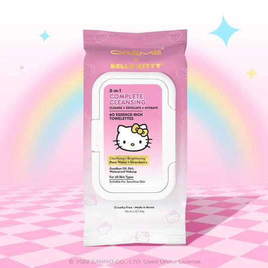 The Crème Shop X Hello Kitty 3-in-1 Complete Cleansing Towel